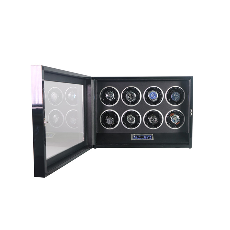 Winding Spaces Watch Winders High Gloss Wood Eight 8 Watch Luxury Boxes